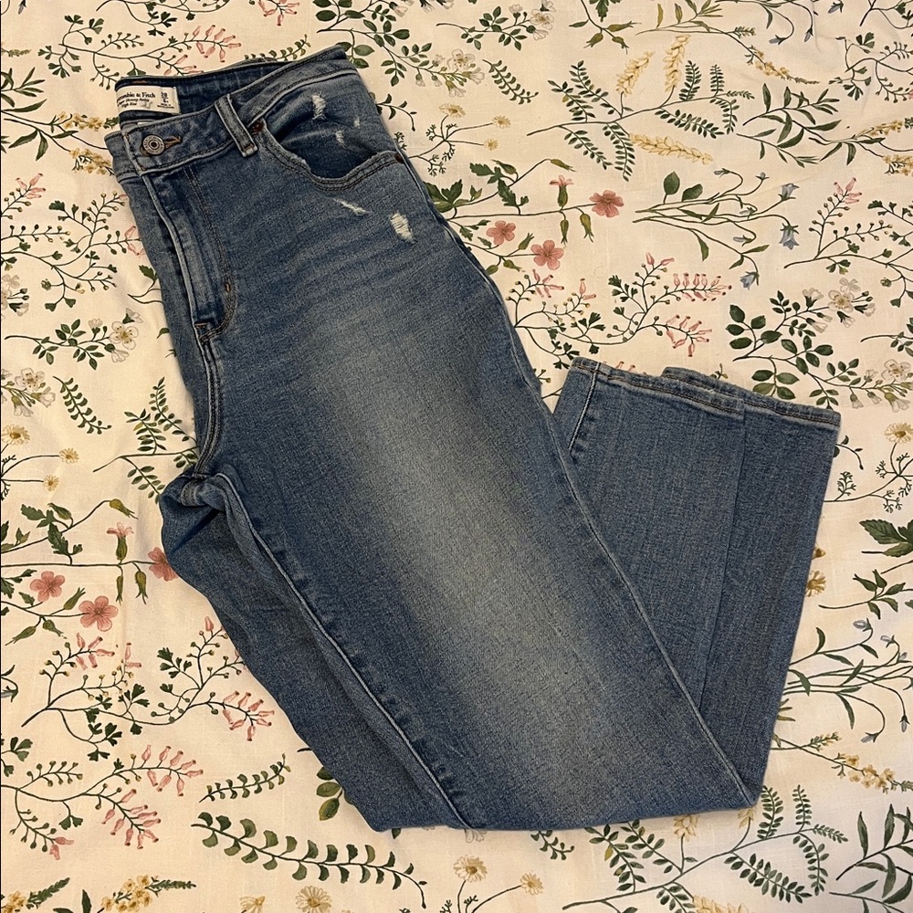 Abercrombie & Fitch High Rise Blue Jeans